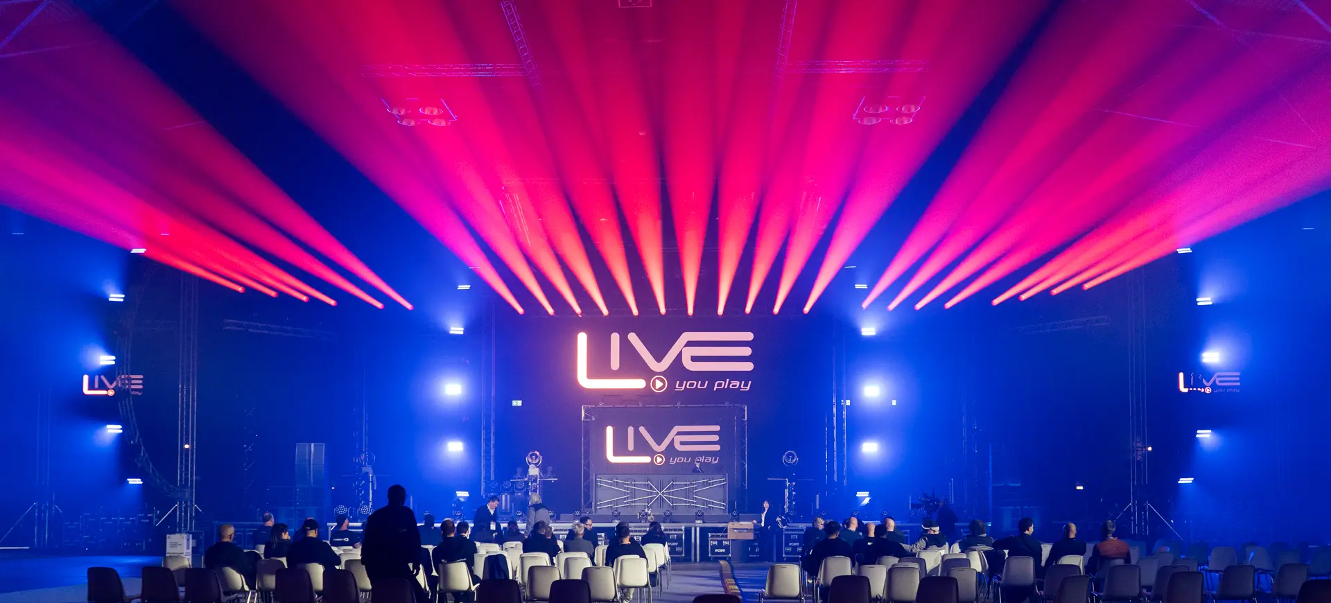 Live You Play Format audio video luci per spettacoli